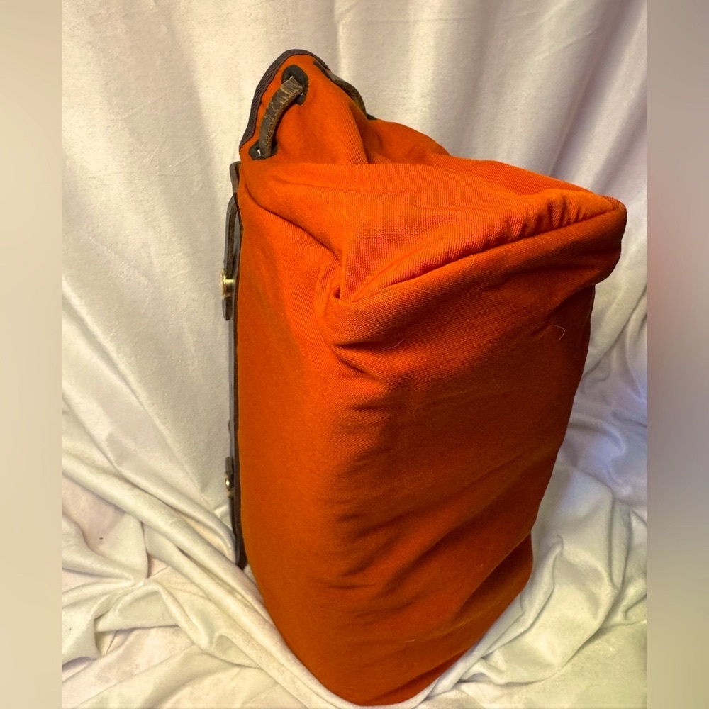 Hermès Herbag Cabas PM Reversible Orange Red Canvas Tote Authentic Hermès - Picture 8 of 16